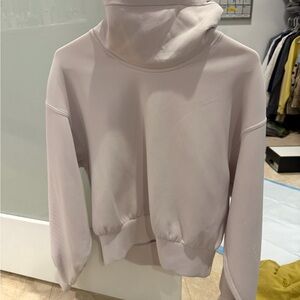 lululemon athletica Women's Light Mauve Cowl Neck Sweater